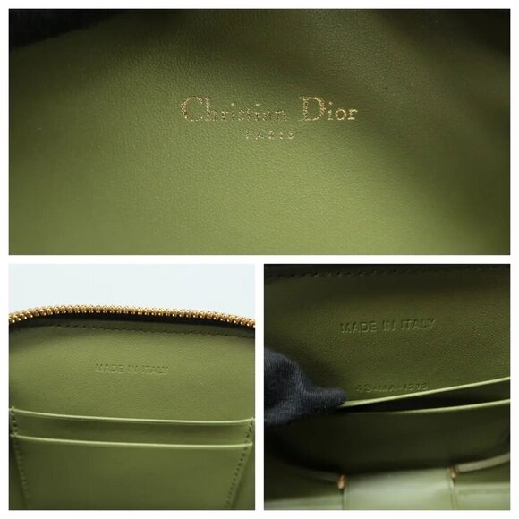 100% Authentic Dior CD Signature Green Leather Shoulder Bag 1915-08824 - Picture 11 of 12